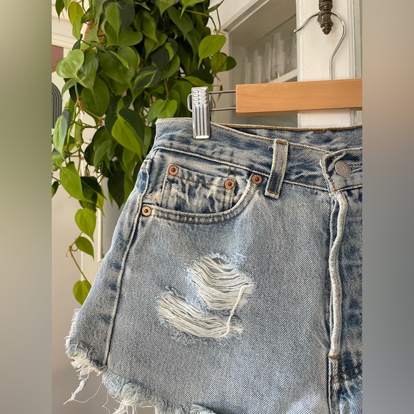 Vintage Levi Denim Shorts - Picture 2 of 8